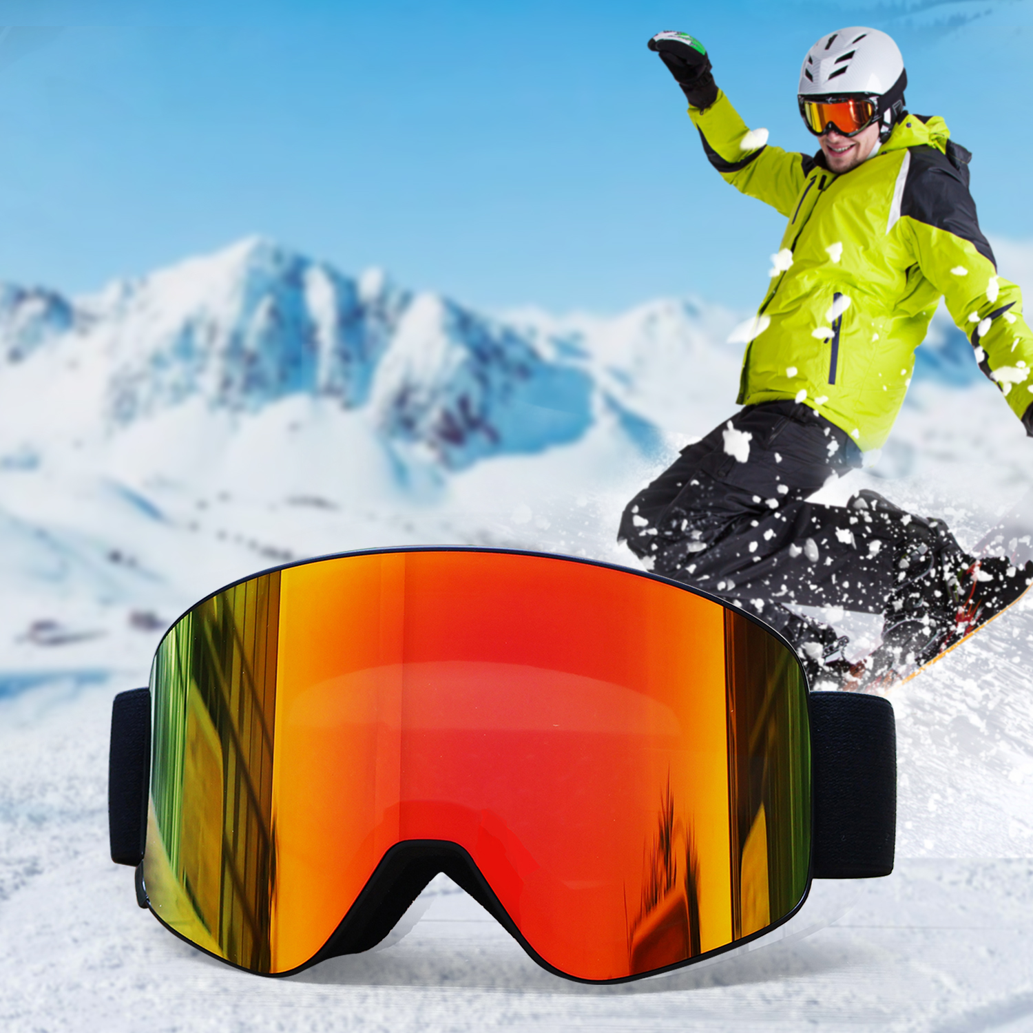 Magnetic Ski Goggles YH212(图1)