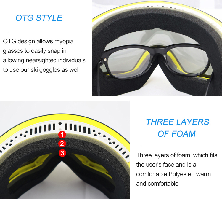 Parent-kids ski goggles YH182/183(图4)