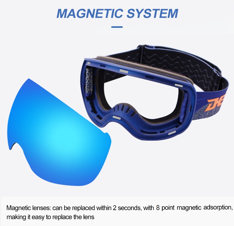  Magnetic Adults ski goggles YH190(图2)