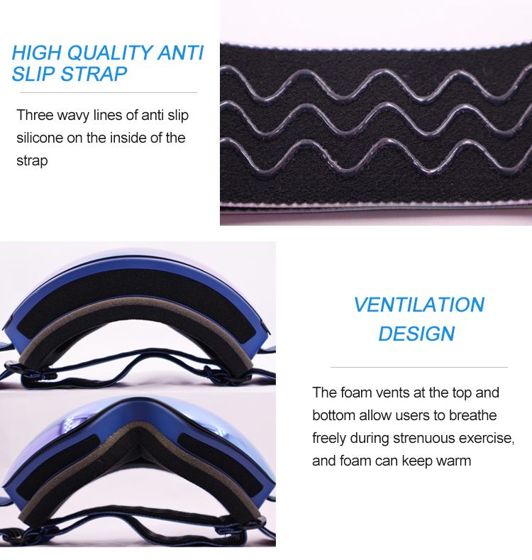  Magnetic Adults ski goggles YH190(图5)