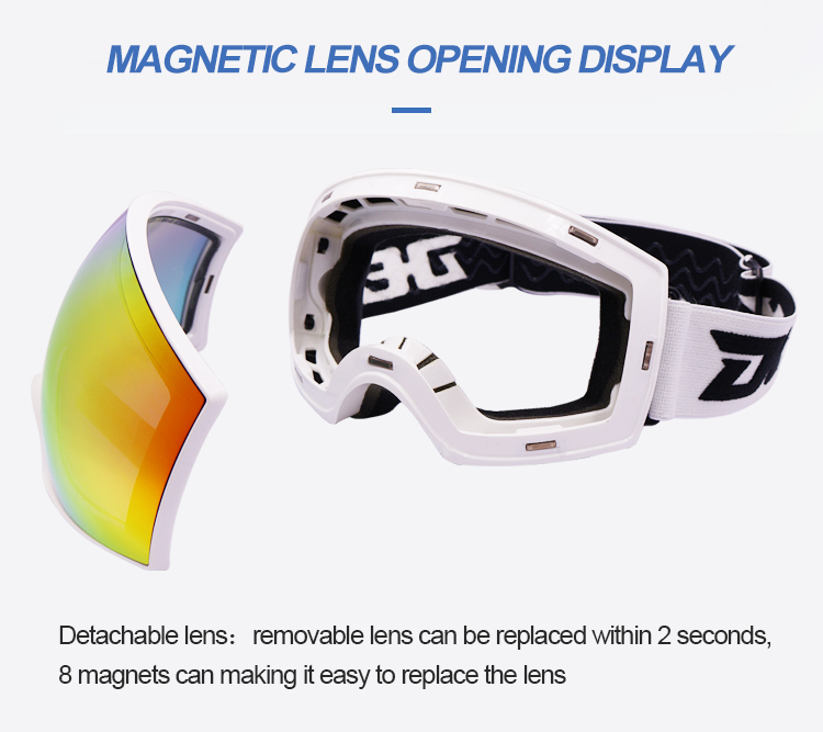  Magnetic Adults ski goggles YH202(图4)