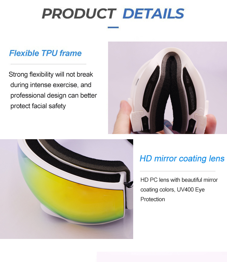  Magnetic Adults ski goggles YH202(图6)