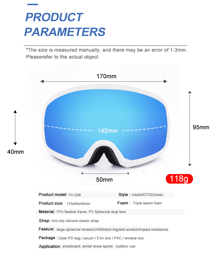 Ski Goggles YH206(图2)