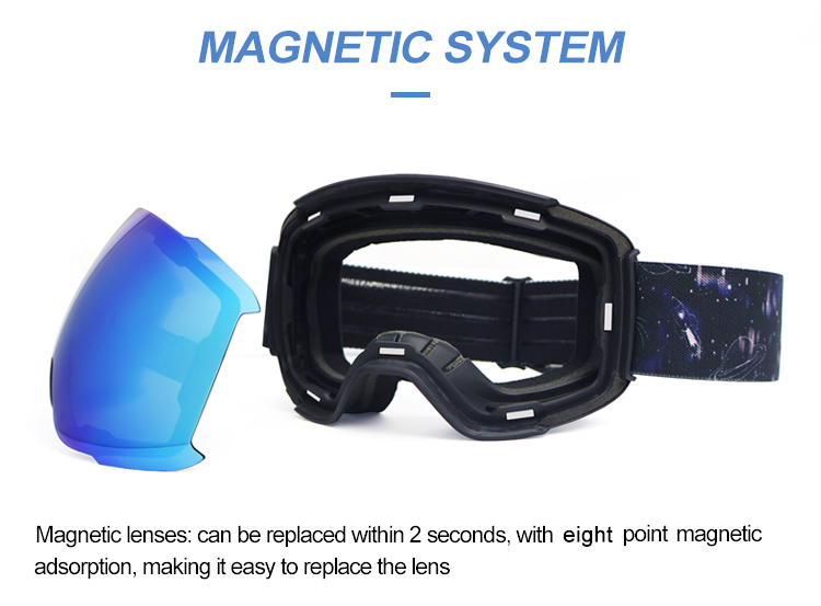 Magnetic Adults Ski Goggles YH239(图3)