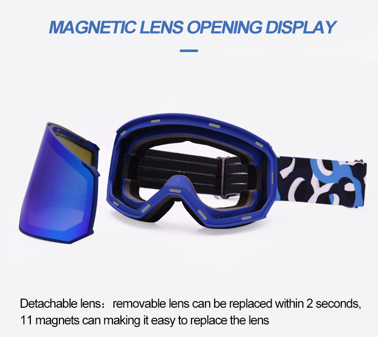 Magnetic Adults ski goggles YH281C(图3)