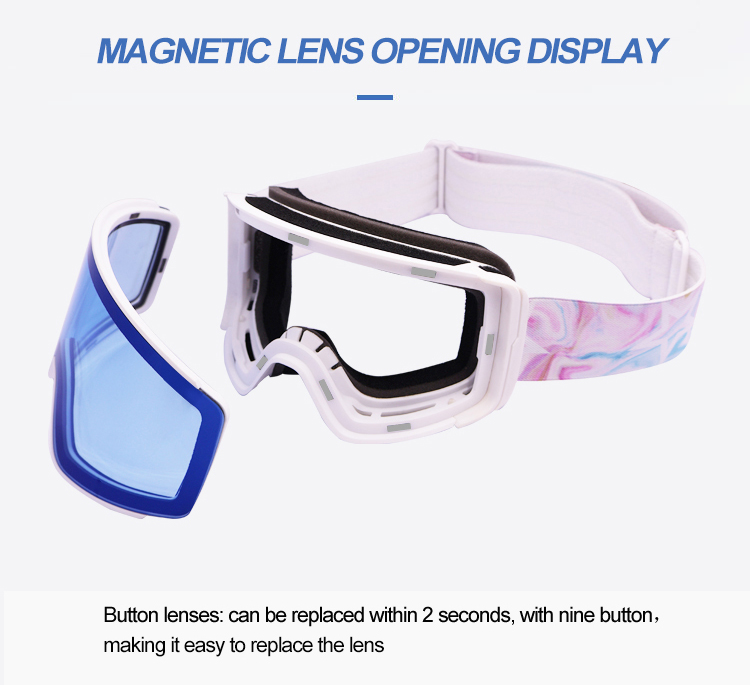 Magnetic ski goggles YH309(图3)