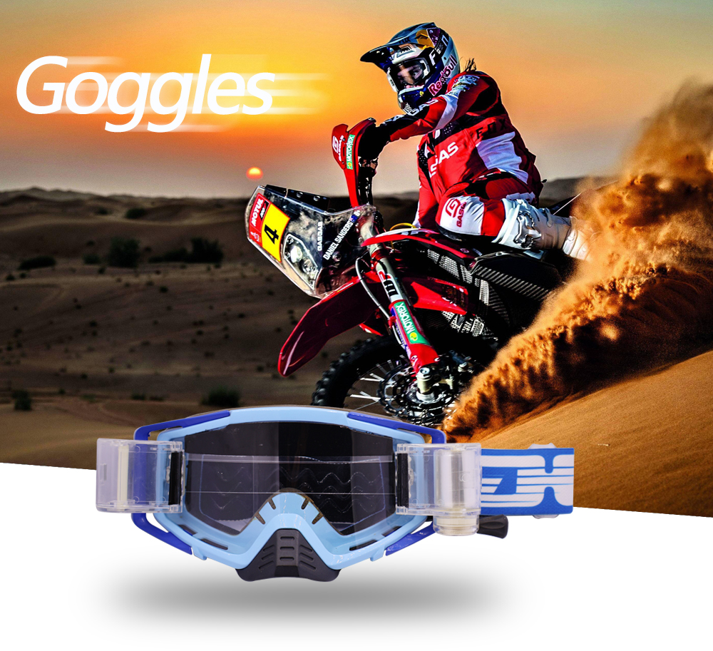 Motorcycle Goggles YH138 roll off(图1)