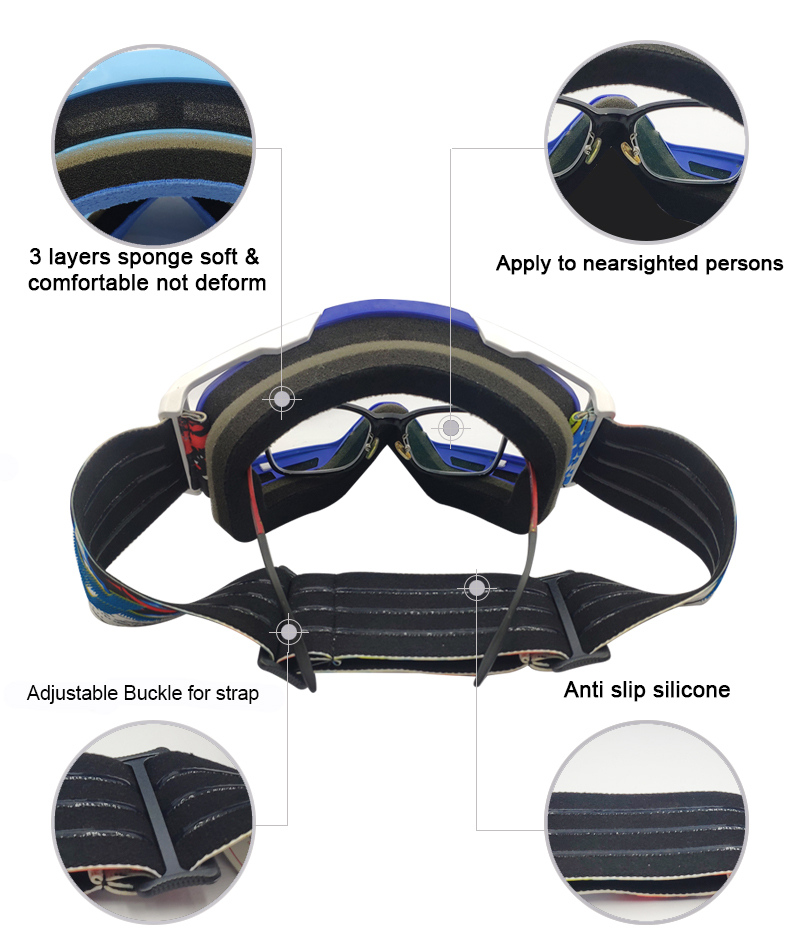 Motorcycle Goggles YH138 roll off(图3)