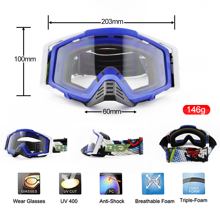 Motorcycle Goggles YH138(图2)